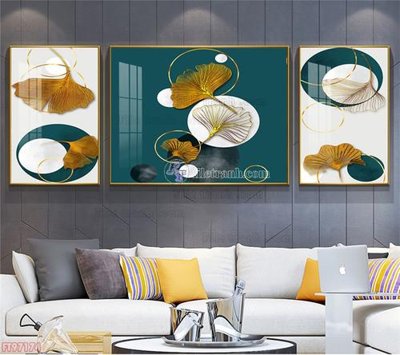 Ảnh gốc Tranh decor phủ gương hiện đại FT97174 (siêu chi tiết) để in ấn