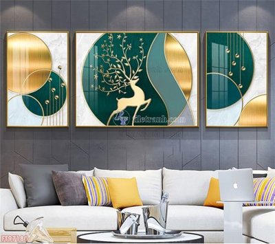 File PSD Tranh decor phủ gương hiện đại FT97180 (gốc) cho in quảng cáo