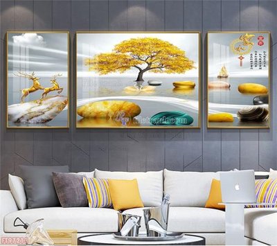 File gốc Tranh decor phủ gương hiện đại FT97213 (in 3D) nghệ thuật