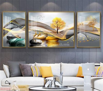 File gốc Tranh decor phủ gương hiện đại FT97217 (vector) cho in ấn