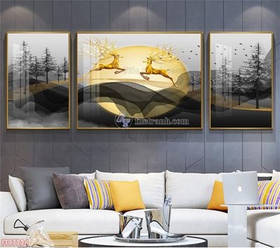 Tải file PSD Tranh decor phủ gương hiện đại FT97224 (nguyên layer) để in