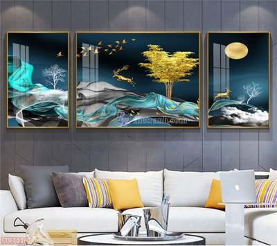 Tải về file tranh gốc Tranh decor phủ gương hiện đại FT97229 (để in quảng cáo)