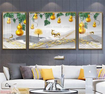 File gốc Tranh decor phủ gương hiện đại FT97268 (in tráng gương) nghệ thuật