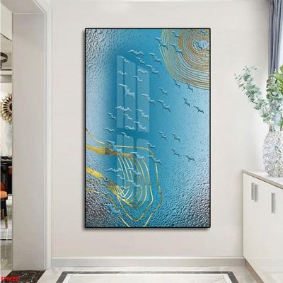 File gốc File tranh lối vào FT9729 (in lụa) trang trí tường