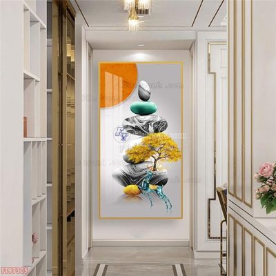 File tranh Tranh decor phủ gương hiện đại FT97305 (gốc) chủ đề tĩnh vật