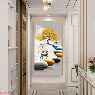 File gốc Tranh decor phủ gương hiện đại FT97307 (vector) cho in ấn