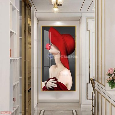 File tranh gốc Tranh decor phủ gương hiện đại FT97312 chủ đề hiện đại