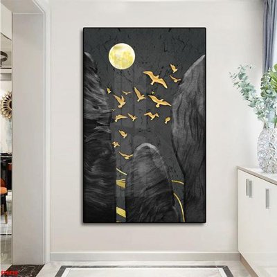 File PSD File tranh lối vào FT9734 (gốc) nhiều lớp (multi-layer)