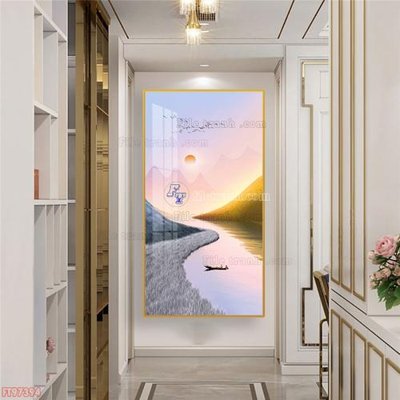 File in trần Tranh decor phủ gương hiện đại FT97394 (bản gốc) mây trời