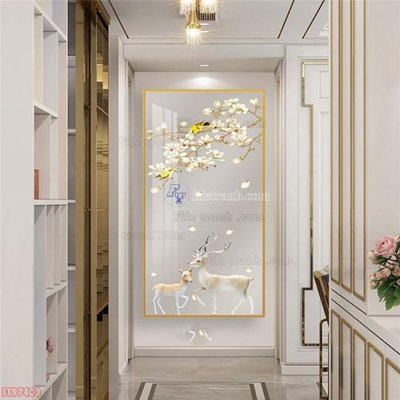 File gốc Tranh decor phủ gương hiện đại FT97403 (in tráng gương) nghệ thuật