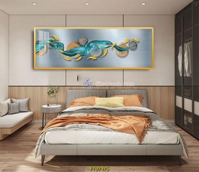 File gốc in mica Tranh treo tường pha lê gương FT97475 chất lượng