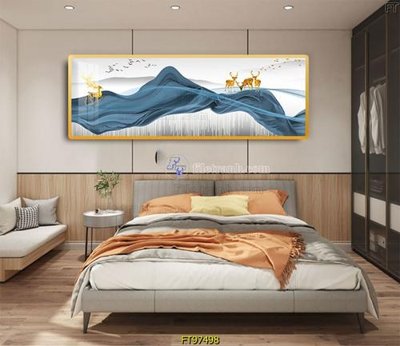 File gốc Tranh treo tường pha lê gương FT97498 (in lụa) tranh thuận buồm