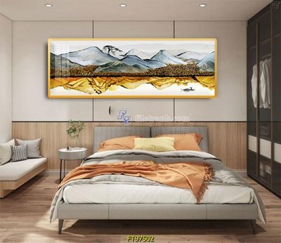 File tranh Tranh treo tường pha lê gương FT97502 (bản gốc) trang trí văn phòng