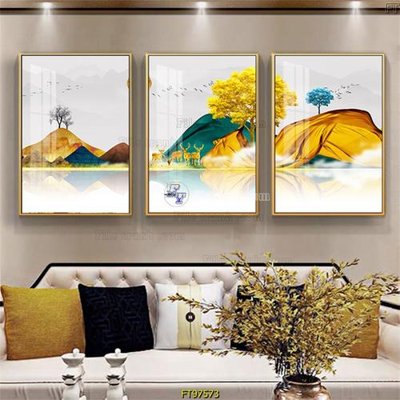 Tải file gốc Tranh treo tường pha lê gương FT97573 (in khổ lớn) không mờ