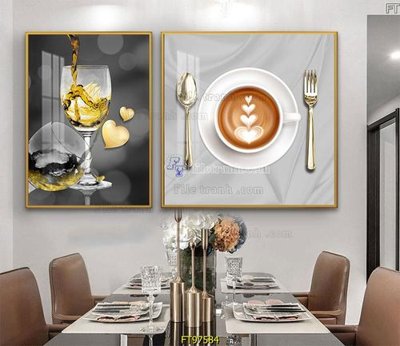 File gốc Tranh treo tường pha lê gương FT97584 (in 3D) cho trang trí