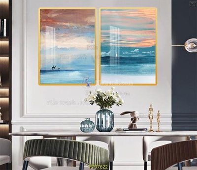 File ảnh Tranh treo tường pha lê gương FT97622 (gốc) in biển hiệu