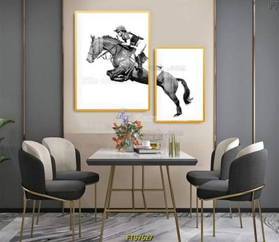 File ảnh Tranh treo tường pha lê gương FT97627 (gốc) in PP, decal