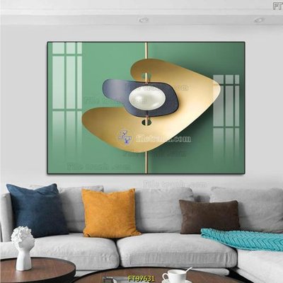 File tranh Tranh treo tường pha lê gương FT97631 (bản gốc) in lụa 3D