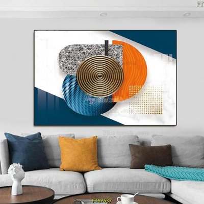 File in trần Tranh treo tường pha lê gương FT97637 (bản gốc) 5D