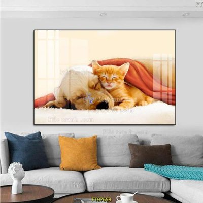 File tranh Tranh treo tường pha lê gương FT97658 (ảnh gốc) in trần nhà