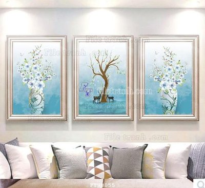 Chi tiết file ảnh File tranh treo tường pha lê gương FT98055 sắc nét