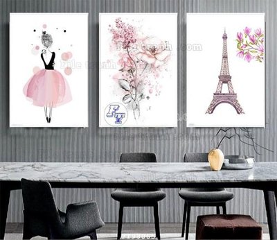 File in trần File tranh treo tường pha lê gương FT98065 (bản gốc 3D) sống động