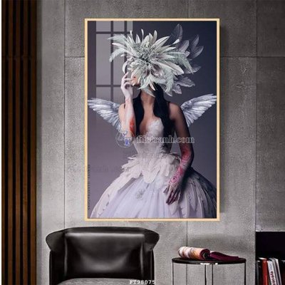 File PSD File tranh treo tường pha lê gương FT98075 (chất lượng in ấn)