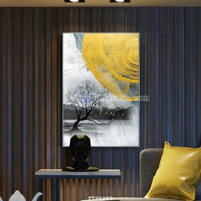 File gốc File tranh treo tường pha lê gương FT98080 (trang trí) phòng trẻ em