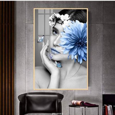 File gốc File tranh treo tường pha lê gương FT98093 (in ấn) không giới hạn