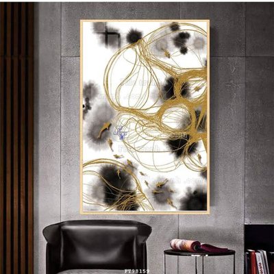 Tải file File tranh treo tường pha lê gương FT98159 (gốc) chủ đề phong thủy