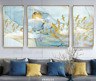 Tải file File tranh treo tường pha lê gương FT98214 (gốc) làm file tranh quảng cáo