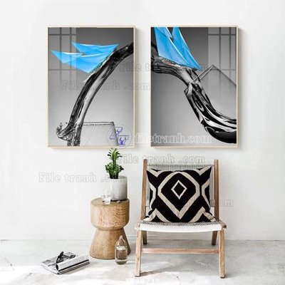 Tải file gốc File tranh treo tường pha lê gương FT98238 (in khổ lớn) không vỡ