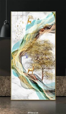File gốc File tranh treo tường pha lê gương FT98239 (bản quyền) cho in ấn