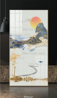 Tải về file gốc File tranh treo tường pha lê gương FT98247 (chuẩn in ấn)