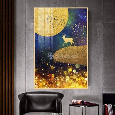 File ảnh File tranh treo tường pha lê gương FT98265 (gốc) in standee