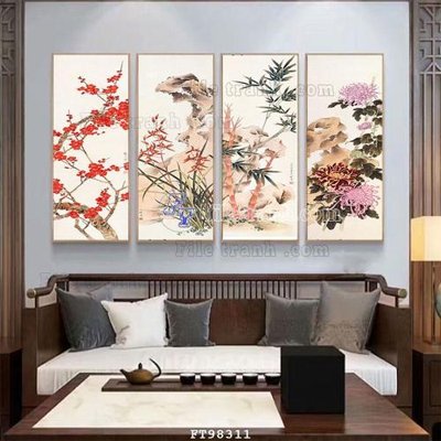 Tệp tin gốc File tranh treo tường pha lê gương FT98311 (dùng cho in) File tranh treo tường pha lê gương FT98311