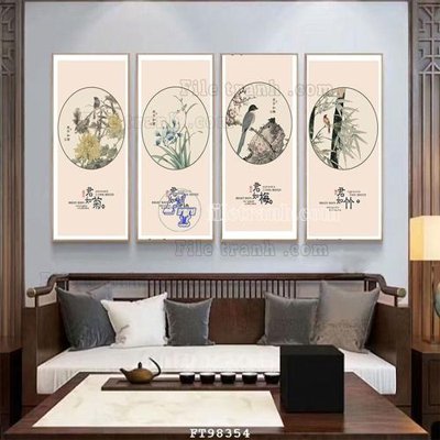 Tải về file gốc File tranh treo tường pha lê gương FT98354 (chuẩn in ấn)