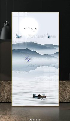 File gốc File tranh treo tường pha lê gương FT98370 (ảnh chi tiết) để in lụa