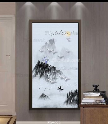 Tải file File tranh treo tường pha lê gương FT98372 (gốc) in nhanh