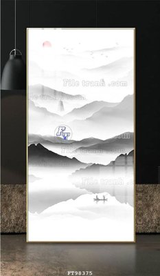 File PSD File tranh treo tường pha lê gương FT98375 (bản gốc) cho nhà in