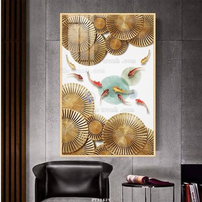 File gốc File tranh treo tường pha lê gương FT98429 (in tráng gương) nghệ thuật