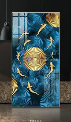 File ảnh File tranh treo tường pha lê gương FT98436 (gốc) trang trí khách sạn