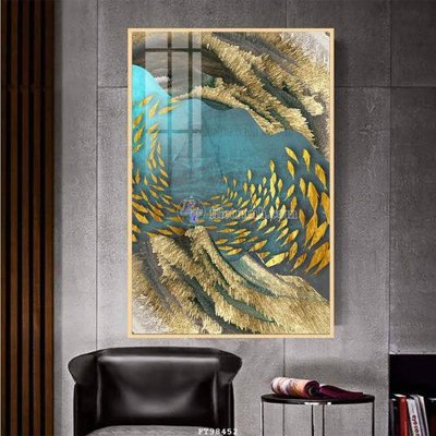 File PSD File tranh treo tường pha lê gương FT98452 (chất lượng in ấn)