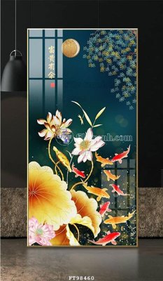 File gốc File tranh treo tường pha lê gương FT98460 (in mica) làm quà tặng