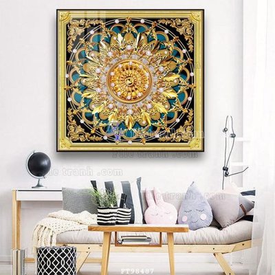 File tranh File tranh treo tường pha lê gương FT98487 (gốc) chủ đề tĩnh vật