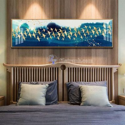 File in ấn File tranh treo tường pha lê gương FT98513 (bản gốc) cao cấp