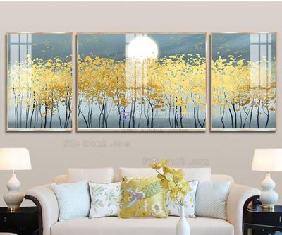 File tranh in trần File tranh treo tường pha lê gương FT98527 (ảnh gốc siêu nét)