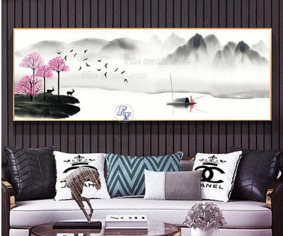 File tranh File tranh treo tường pha lê gương FT98541 (gốc) chủ đề thành phố