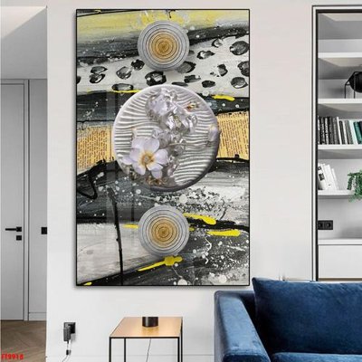 Download file gốc File tranh lối vào FT9918 (in lụa) tranh 3D