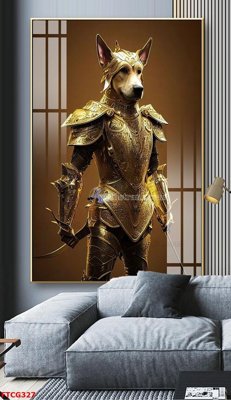 Download file gốc Tranh 12 con giáp FTCG327 (in mica) trong suốt